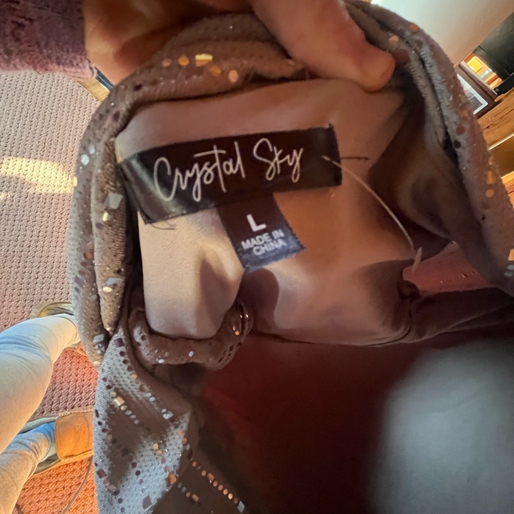 Crystal Sky- large- silver/beige - Picture 4 of 6